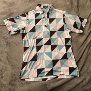 Bad Birdie Golf Shirt Size medium worn twice slightly tailored